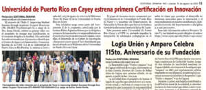 Imagen noticia Periódico La Coordillera - Título V UPRC