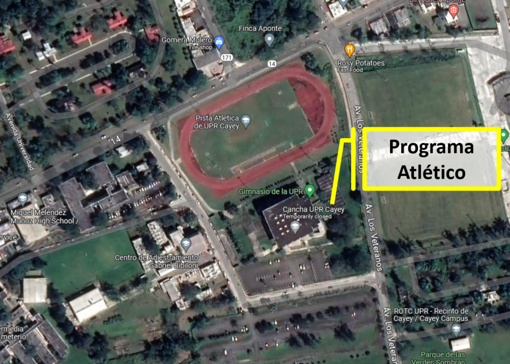 Imagen de la Localización del Program Atlético
