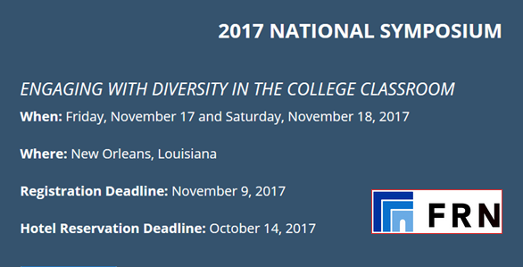 frn Imagen de invitación al Symposio Faculty Resource Network