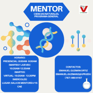 Imagen de Anuncio emanuel.guzman2@upr.edu Mentor CAETV UPR Cayey Agosto 2023