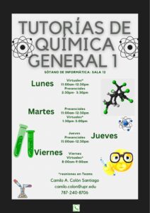 Imagen de Camilo A. Colón Santiago Tutor Química General 1CAETV UPR Cayey Agosto 2023