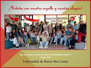 Imagen de Día de Logros Centro de Apoyo al Estudiante Título V Biblioteca Junio 2023 Presencial