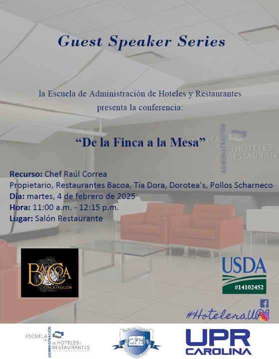 Flyer: De la Finca a la Mesa