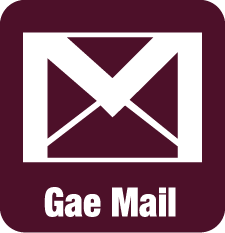 Botón para acceder a la cuenta de correo electrónico de Gae Mail.