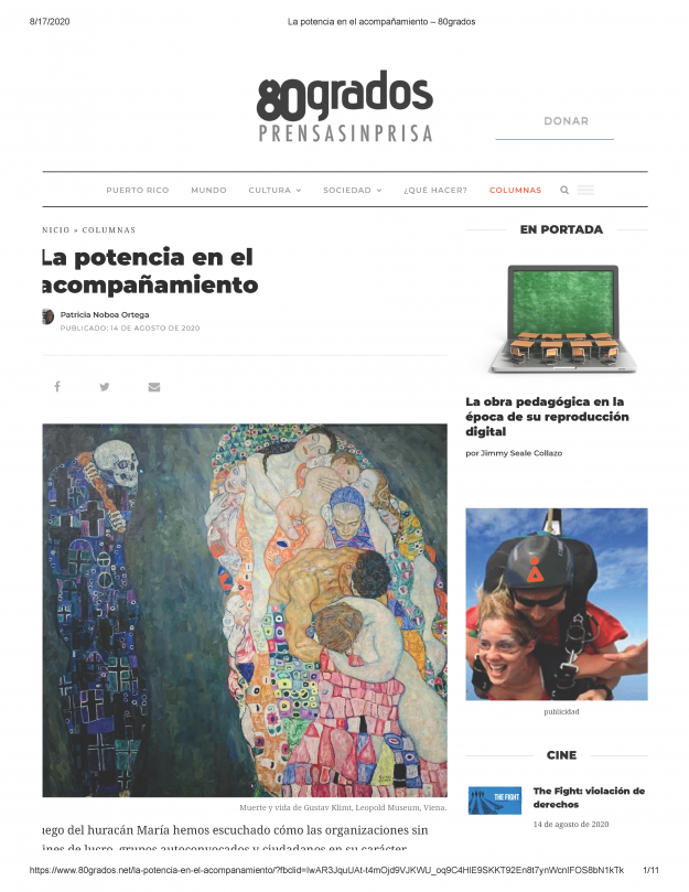 La potencia en el acompañamiento – 80grados