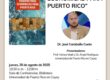 portada libro con mapa de Puerto Rico y foto del autor, hombre con barba camisa crema