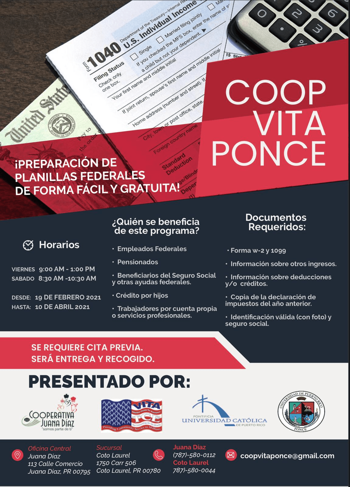 Upr Ponce Rojo Y Negro