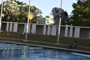 Vista del complejo natatorio del Recinto Universitario de Mayagüez