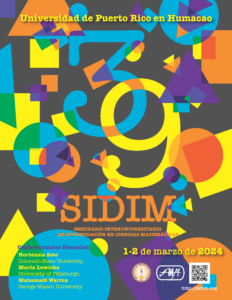 Afiche del Seminario Interuniversitario de Investigación
en Ciencias Matemáticas