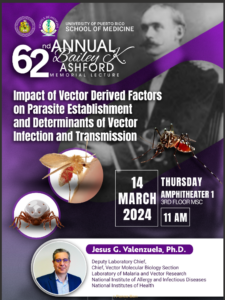 Afiche de la Conferencia Bailey K. Ashfor 14 de marzo de 2024