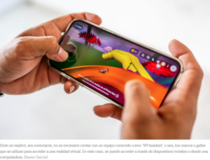 Aplicación corriendo en dispositivo móvil.