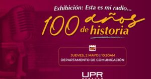 Afiche de Exhibición "Esta es mi radio... 100 años de historia".