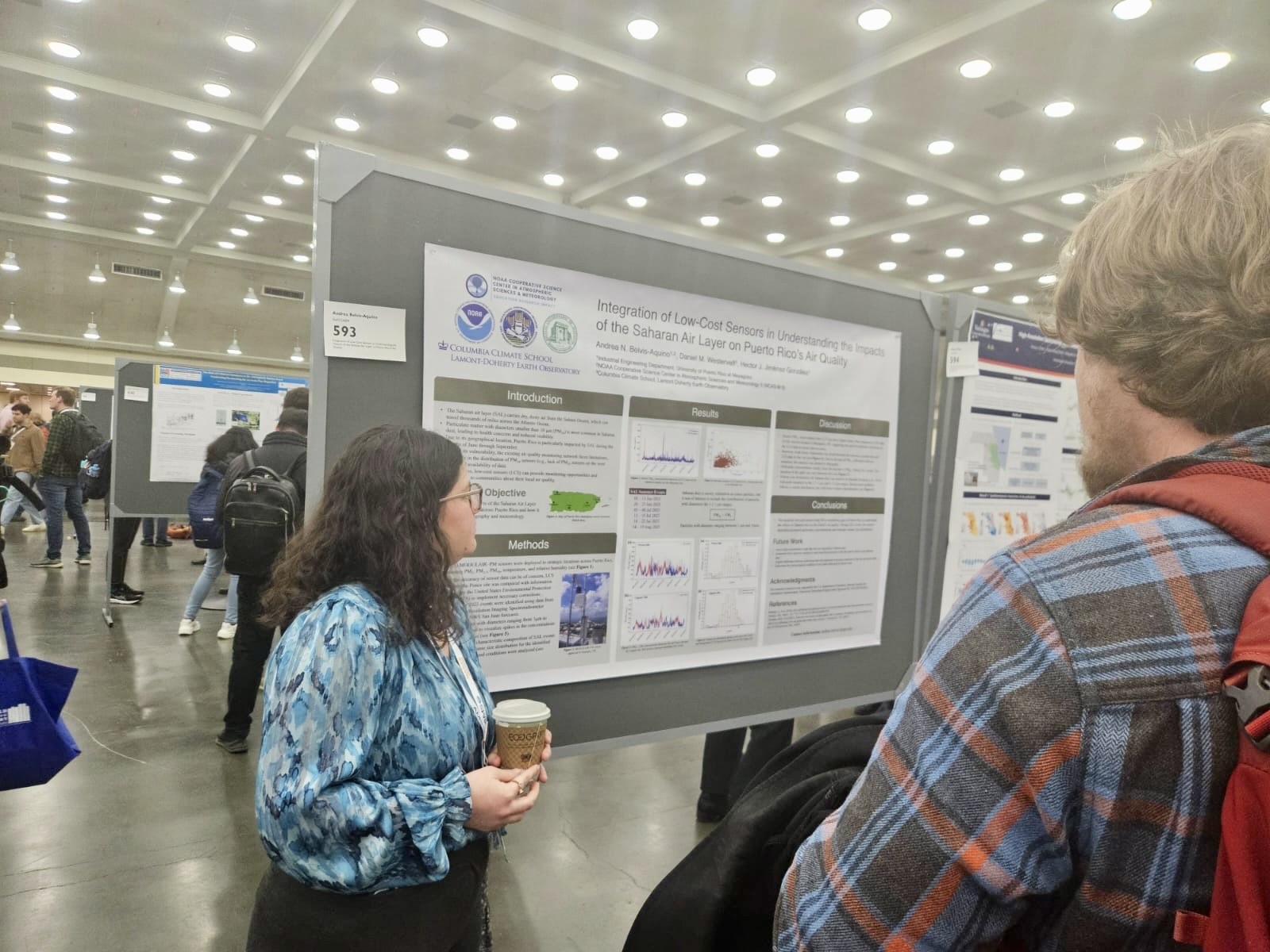 Andrea Belvis-Presentation Andrea N. Belvis Aquino en una presentación de Afiche.