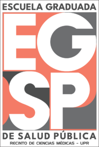 Afiche de la Escuela Graduada de Salud Publica de la Universidad de Puerto Rico Recinto de Ciencias Médicas.