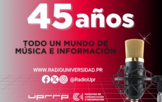 Crean pieza conmemorativa del 45 aniversario de Radio Universidad de Puerto Rico