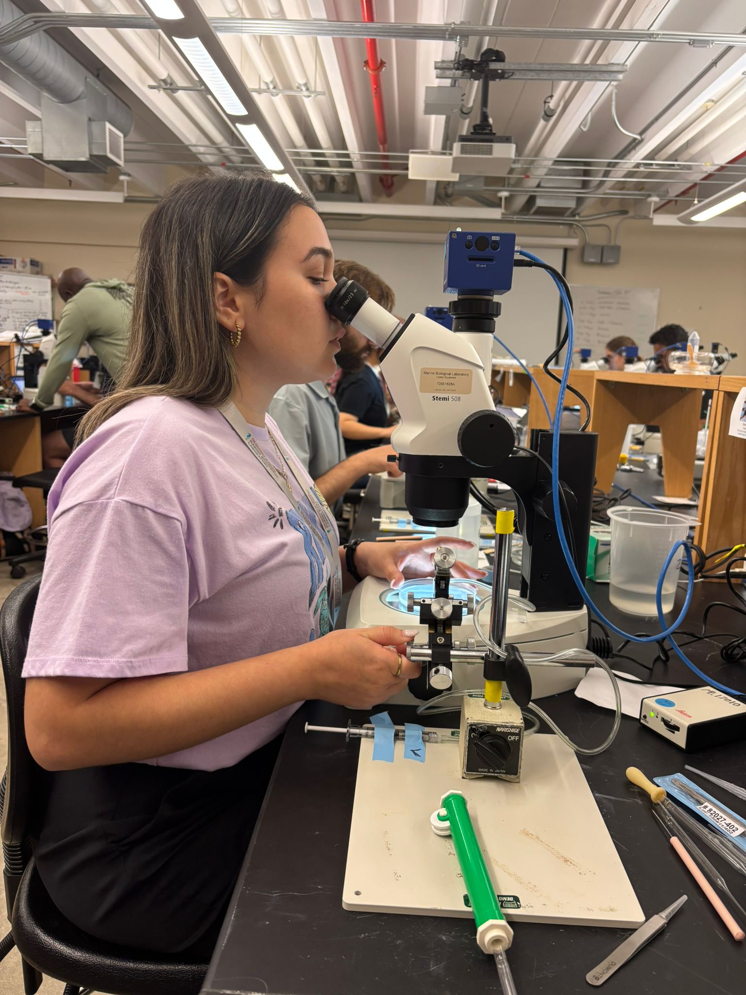 1 Alana del Coral Lopez en el Marine Biological Laboratory in Woods Hole Massachusetts Alana del Coral Lopez en el Marine Biological Laboratory in Woods Hole Massachusetts