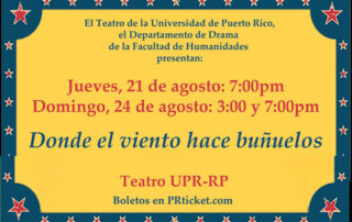 El Teatro UPR celebrará los 30 años de relación de Malayerba con Puerto Rico