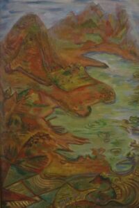 Detalle de obra de María Luisa Penne de Castillo