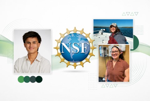 Tres estudiantes del Recinto Universitario de Mayagüez de la UPR obtienen la prestigiosa beca para estudios graduados de la NSF