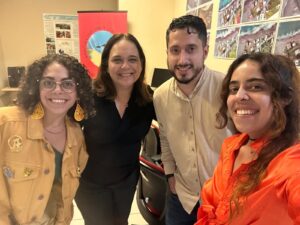 al centro: investigadores Dra. Maritza Barreto y Dr. Kevián Pérez