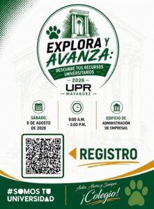 Afiche Explora y Avanza UPR - Mayagüez