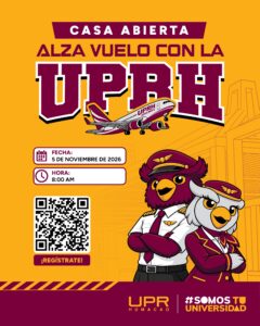 Afiche de Casa Abierta en la UPR Humacao
