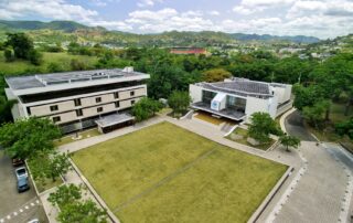 Vista aérea del campus de la UPR en Cayey.